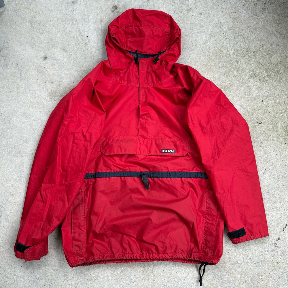 Taiga vintage pull over jacket - red size L